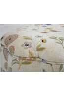 Fabric Upholstered Ottoman | Andrew Martin Daisy | Oroatrade.com