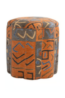 Fabric Upholstered Ottoman | Andrew Martin Daisy | Oroatrade.com