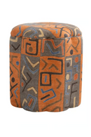 Fabric Upholstered Ottoman | Andrew Martin Daisy | Oroatrade.com