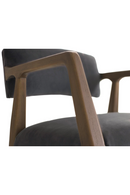 Gray Velvet Swivel Desk Chair | Andrew Martin Theo | Oroatrade.com