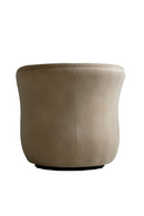Cream Suede Swivel Armchair | Andrew Martin Mandona | Oroatrade.com