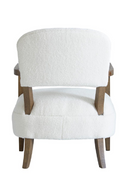 White Chenille Accent Chair | Andrew Martin Gwen | Oroatrade.com