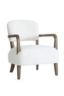 White Chenille Accent Chair | Andrew Martin Gwen | Oroatrade.com