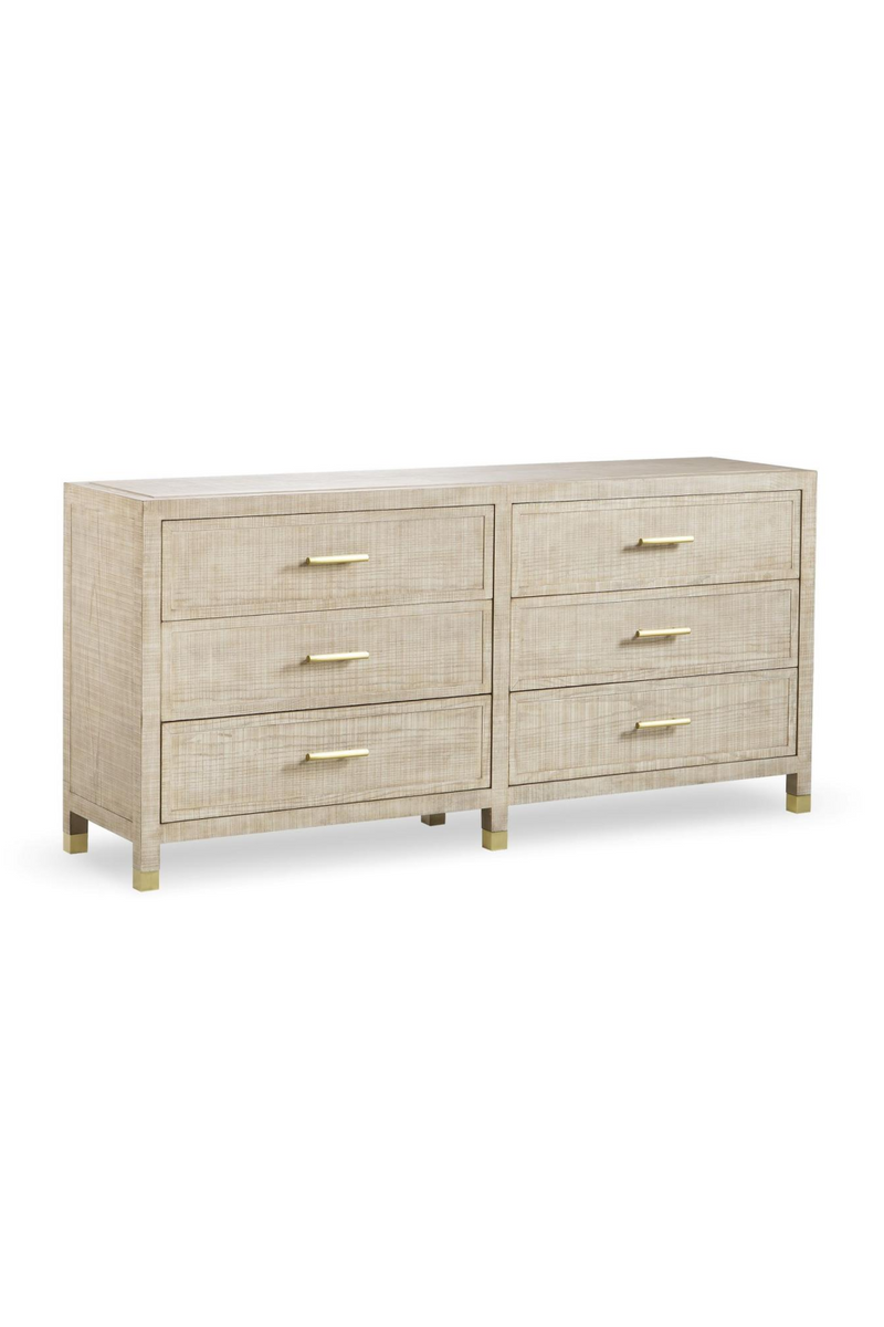 Natural Ash 6-Drawer Chest L | Andrew Martin Raffles | Oroatrade.com