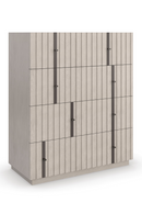 Four Drawer Slatted Wooden Dresser | Andrew Martin Clancy | Oroatrade.com