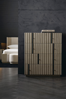 Four Drawer Slatted Wooden Dresser | Andrew Martin Clancy | Oroatrade.com