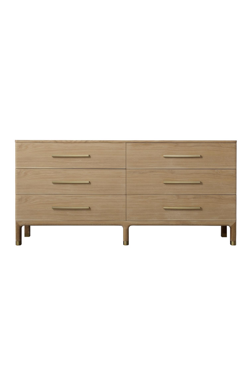Natural Oak 6-Drawer Chest | Andrew Martin Angelo | Oroatrade.com