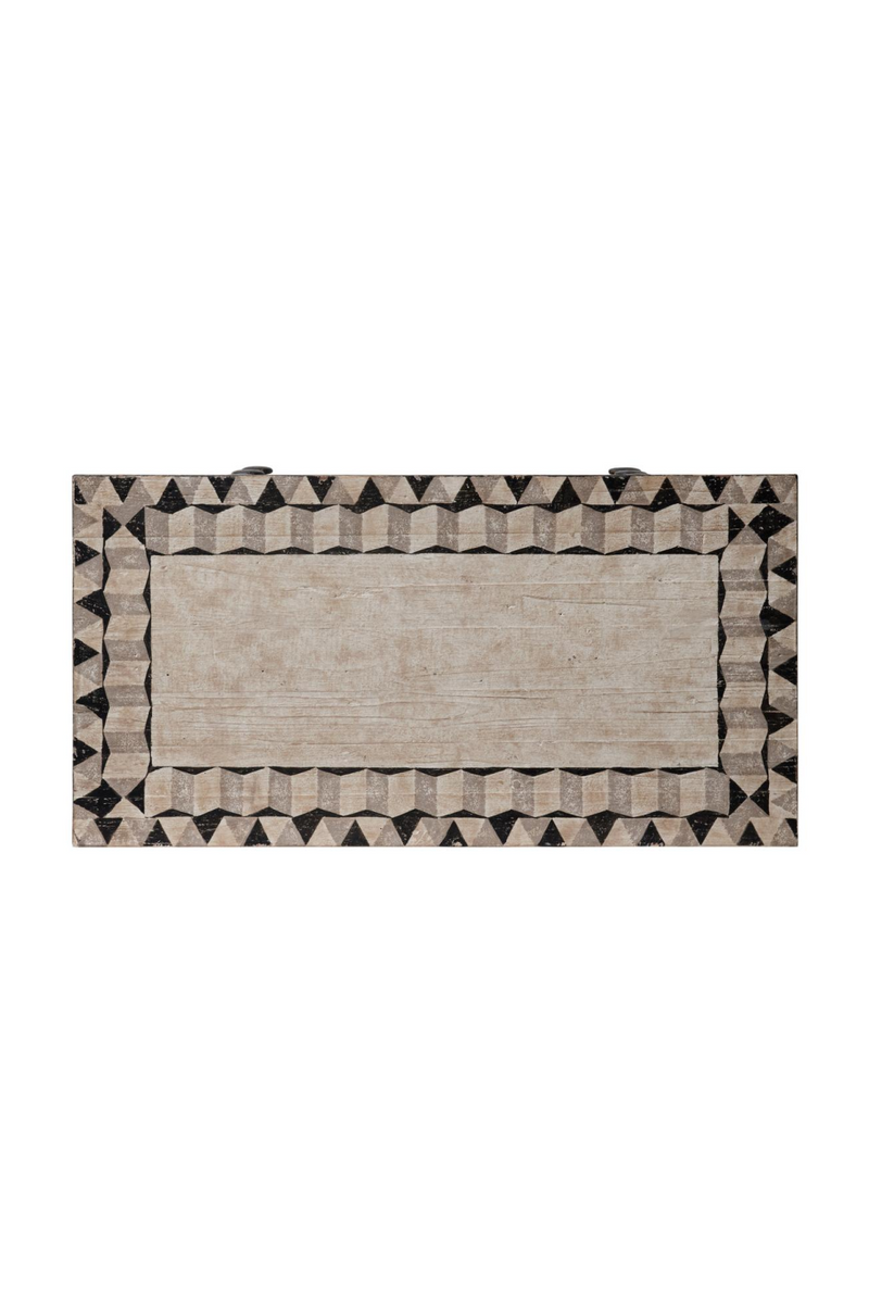 Gray Geometric 3-Drawer Chest | Andrew Martin Donato | Oroatrade.com
