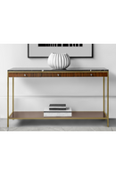 Black Marble 3-Drawer Console Table | Andrew Martin Chester | Oroatrade.com