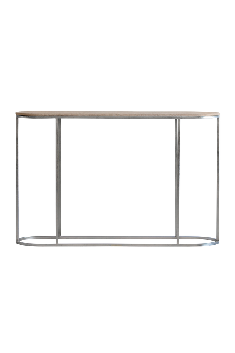 Cream Shagreen Console Table | Andrew Martin Phillipa | Oroatrade.com