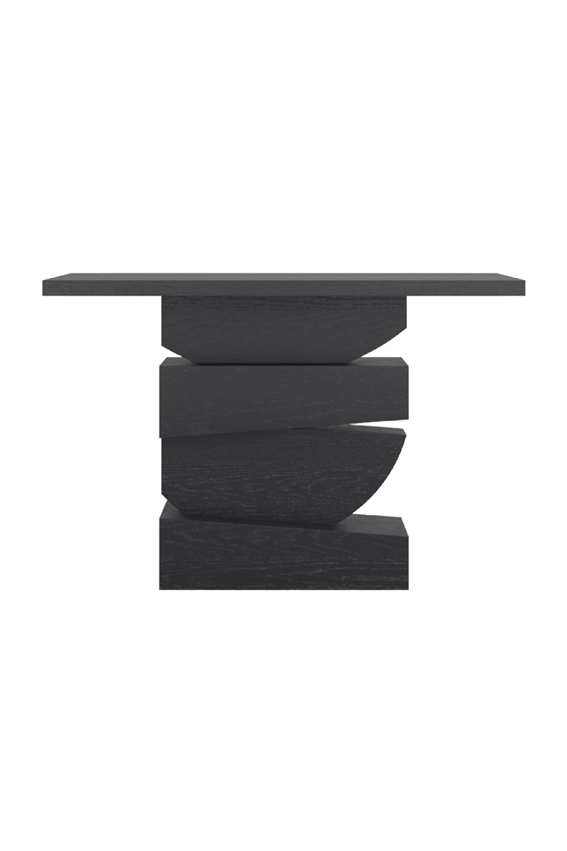 Black Wooden Modern Console Table | Andrew Martin Sia | Oroatrade.com