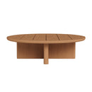 Outdoor Round Teak Coffee Table | Andrew Martin Caicos | Oroatrade.com