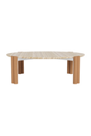 Travertine Outdoor Coffee Table | Andrew Martin Cove | Oroatrade.com