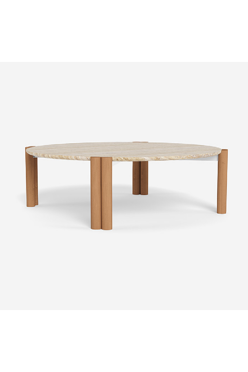 Travertine Outdoor Coffee Table | Andrew Martin Cove | Oroatrade.com