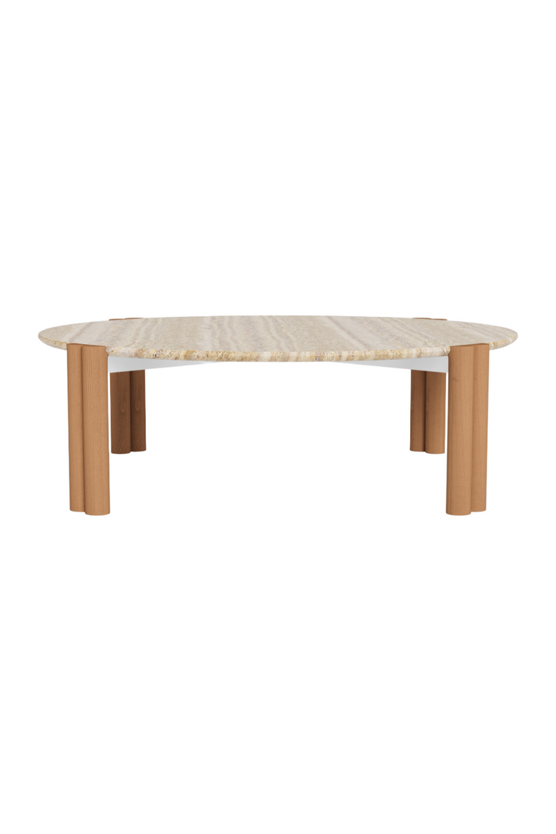 Travertine Outdoor Coffee Table | Andrew Martin Cove | Oroatrade.com