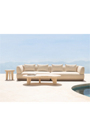 Travertine Curved Coffee Table | Andrew Martin Lucca | Oroatrade.com