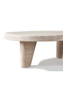 Travertine Curved Coffee Table | Andrew Martin Lucca | Oroatrade.com