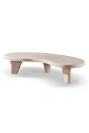 Travertine Curved Coffee Table | Andrew Martin Lucca | Oroatrade.com