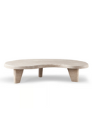 Travertine Curved Coffee Table | Andrew Martin Lucca | Oroatrade.com