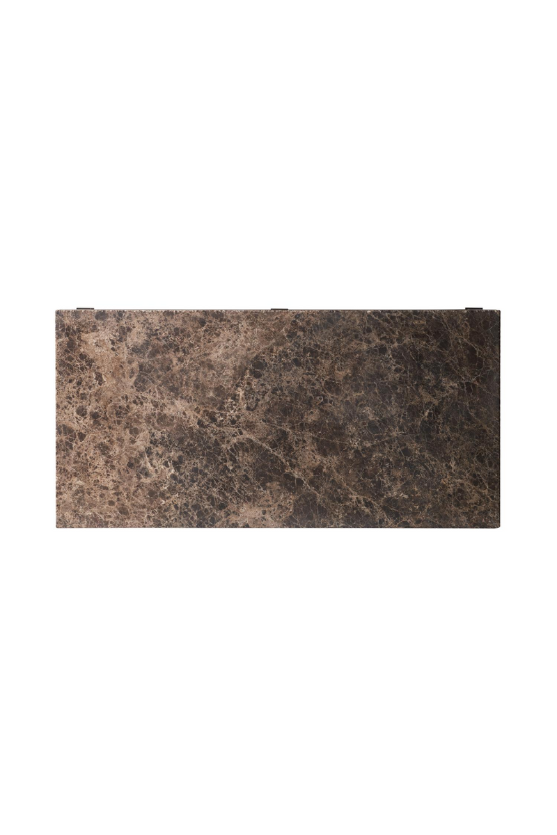 Dark Brown Marble Coffee Table | Andrew Martin Giorgio