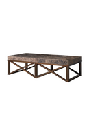 Dark Brown Marble Coffee Table |Andrew Martin Giorgio | Oroatrade.com