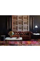 Cream Linen Brass Coffee Table | Andrew Martin Minerva | Oroatrade.com