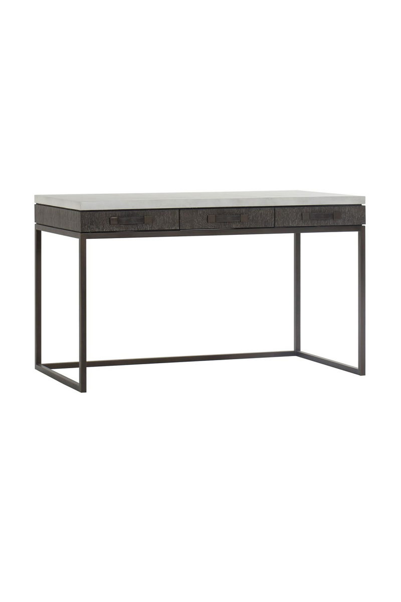 Concrete Top 3-Drawer Desk | Andrew Martin Emerson | Oroatrade.com