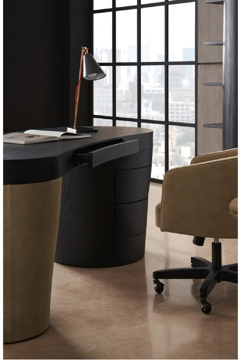 Two-Tone Suede Desk | Andrew Martin Gus | Oroatrade.com