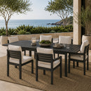 Gray Extendable Outdoor Dining Table | Andrew Martin Voyage | Oroatrade.com