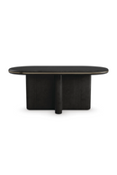 Black Oak Oval Dining Table | Andrew Martin Monty | Oroatrade.com