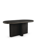 Black Oak Oval Dining Table | Andrew Martin Monty | Oroatrade.com