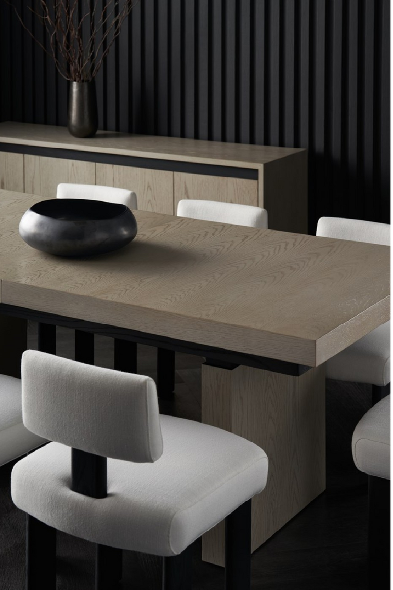 Taupe Extendable Dining Table | Andrew Martin Luis | Oroatrade.com