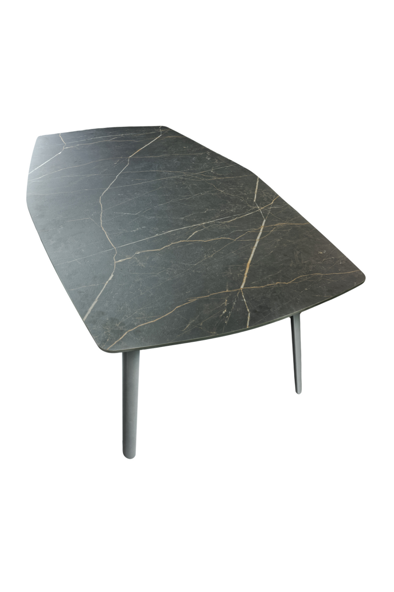 Marbled Top Outdoor Dining Table | Andrew Martin Landseer | Oroatrade.com