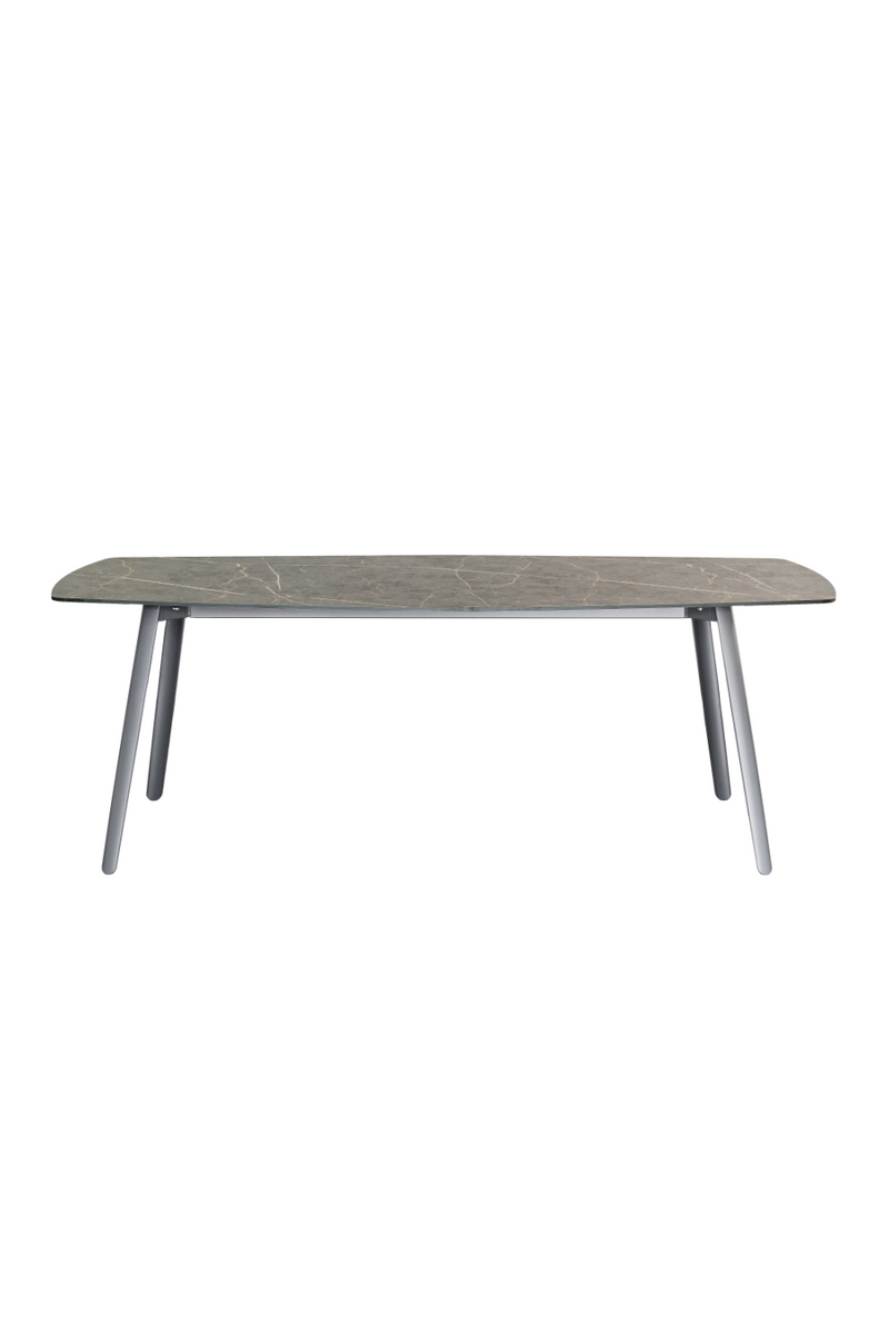 Marbled Top Outdoor Dining Table | Andrew Martin Landseer | Oroatrade.com