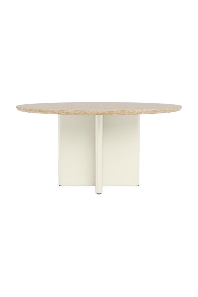 Outdoor Aluminium Round Dining Table | Andrew Martin Caicos | Oroatrade.com