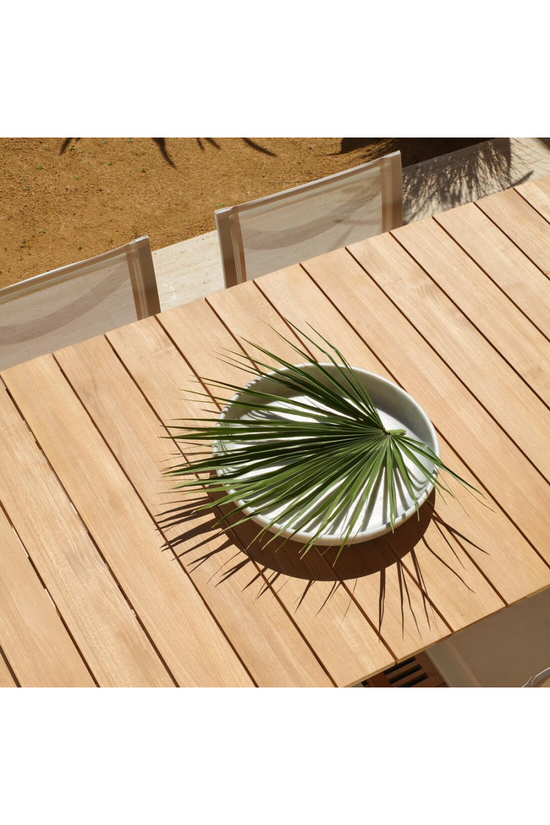 Slatted Teak Outdoor Dining Table | Andrew Martin Hayman | Oroatrade.com