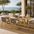 Teak Outdoor Extending Dining Table | Andrew Martin Byron | Oroatrade.com