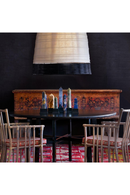 Black Round Dining Table | Andrew Martin Bacchus | Oroatrade.com