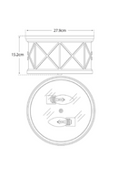 Art Deco Round Ceiling Lamp | Andrew Martin Montpelier | Oroatrade.com