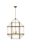 Gilded Iron Frame Pendant Light - M | Andrew Martin Morris