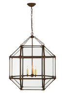 Gilded Iron Frame Pendant Light - M | Andrew Martin Morris