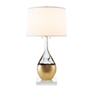 White Silk Crystal Table Lamp | Andrew Martin Juliette