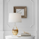 White Silk Crystal Table Lamp | Andrew Martin Juliette