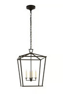 Iron Framed Candle Pendant Lamp | Andrew Martin Darlana