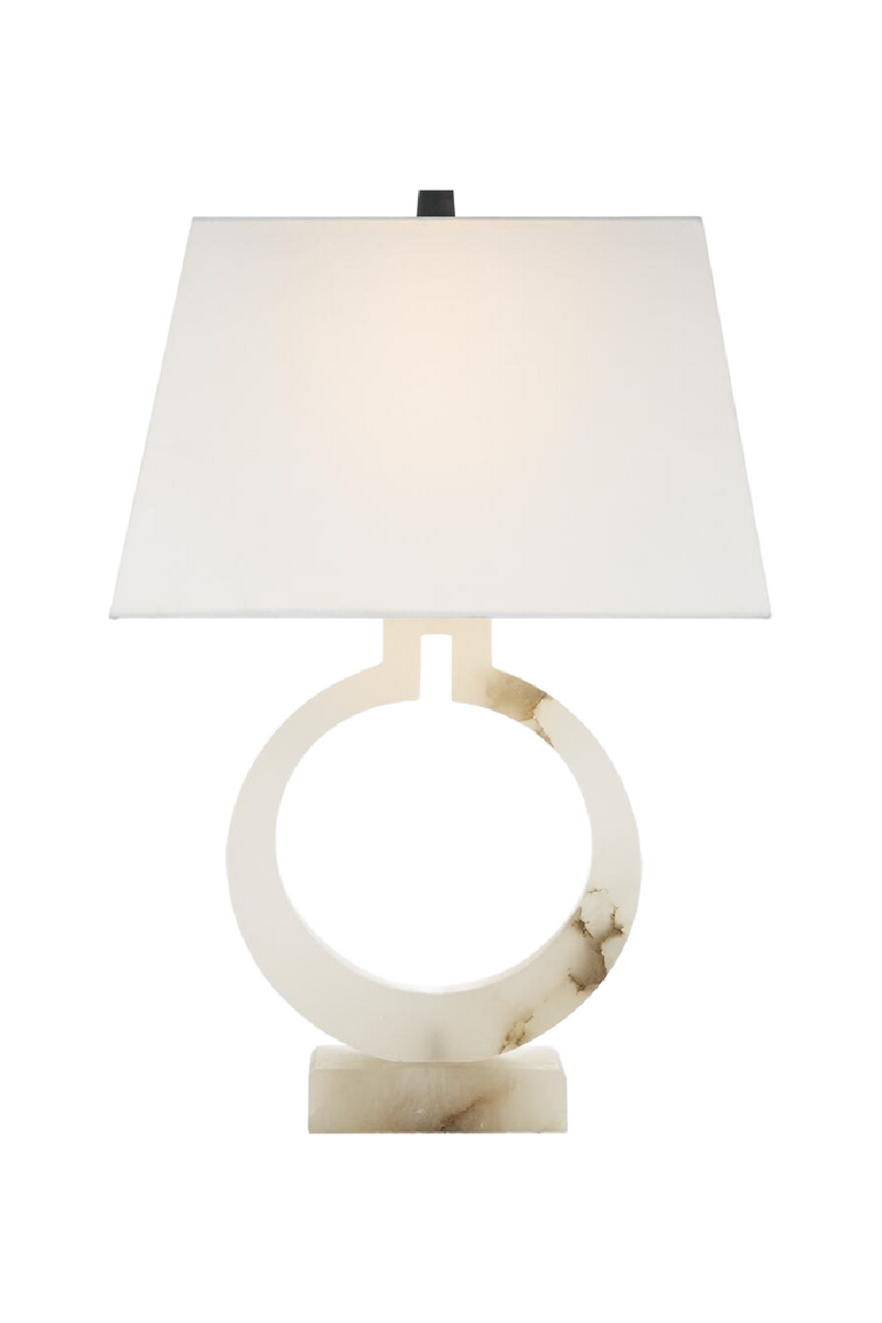 Alabaster Ring Table Lamp | Andrew Martin Ring Form | Oroatrade.com