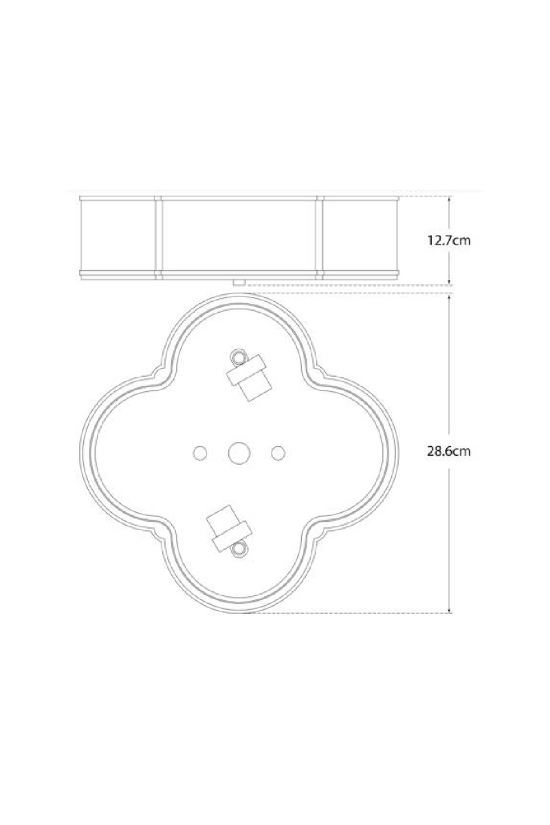 Clover-Shaped Ceiling Light | Andrew Martin Basil