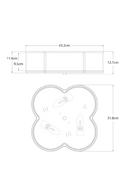 Clover-Shaped Ceiling Light | Andrew Martin Basil | Oroatrade.com