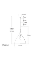 Gold Interior Pendant Lamp | Andrew Martin Agnes | Oroatrade.com