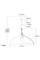 Gold Interior Pendant Lamp | Andrew Martin Agnes | Oroatrade.com