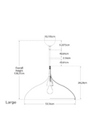 Gold Interior Pendant Lamp | Andrew Martin Agnes | Oroatrade.com